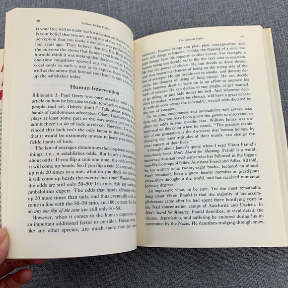 Million Dollar Habits Book By Robert J. Ringer  Philosophy That Works‎ Pre-Owned - Picture 8 of 14